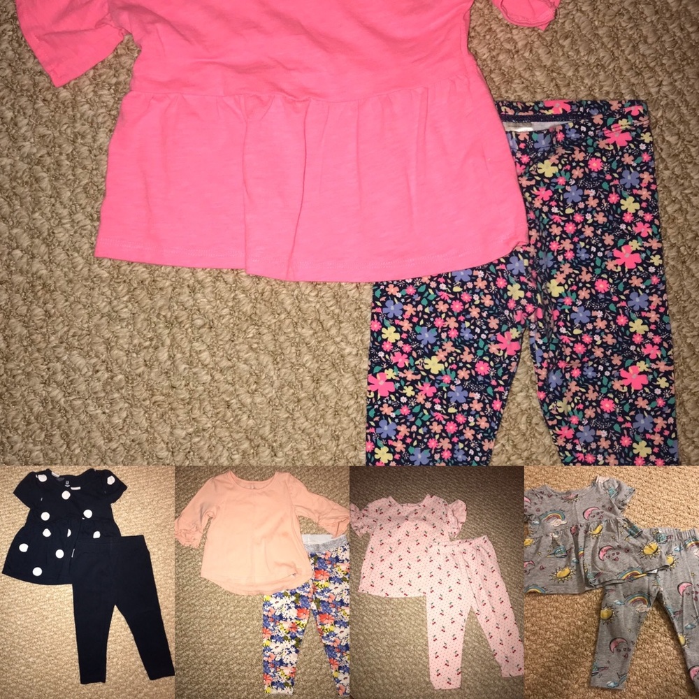 2 for $25–SPRING CLOTHING LOT—GAP/OshKosh Outfits